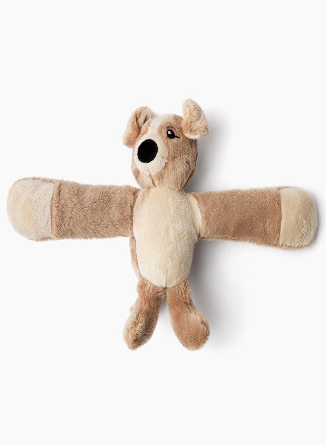 سوار HUGIMALS Hug Babies Charlie The Puppy الصغير اللطيف المصنوع من القطيفة للأطفال | ناعم ومريح، رفيق مثالي للسفر والمدرسة والمغامرات، مناسب للأطفال من عمر سنتين فما فوق - Image 2